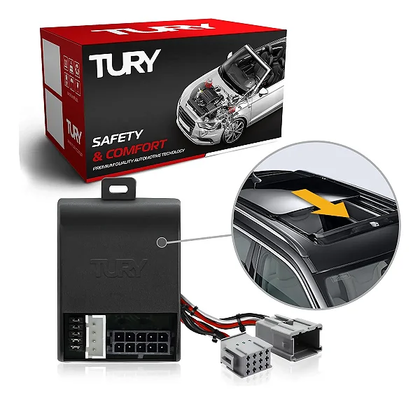 Módulo de Automação de Teto Solar SKY1.0B - Tury