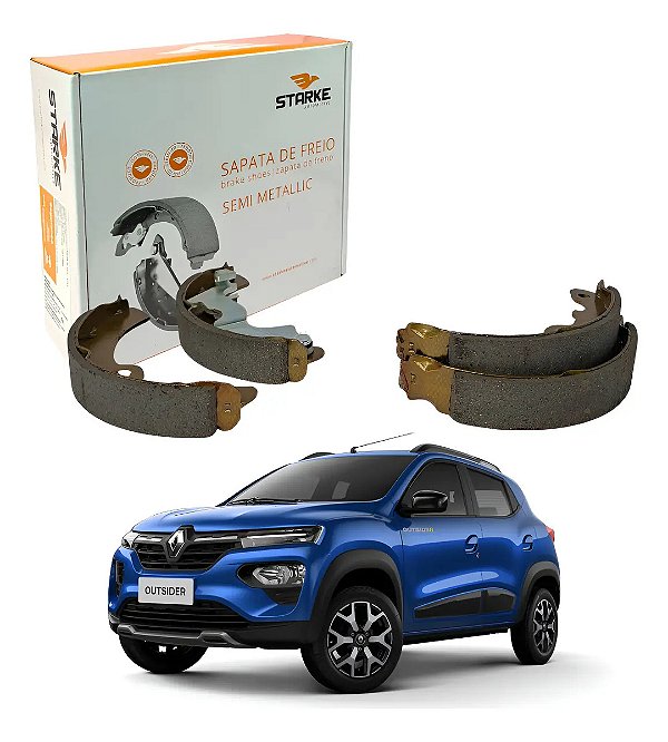 Sapata De Freio Kwid 1.0 12v 3 Cil 2017 Em Diante Original Starke