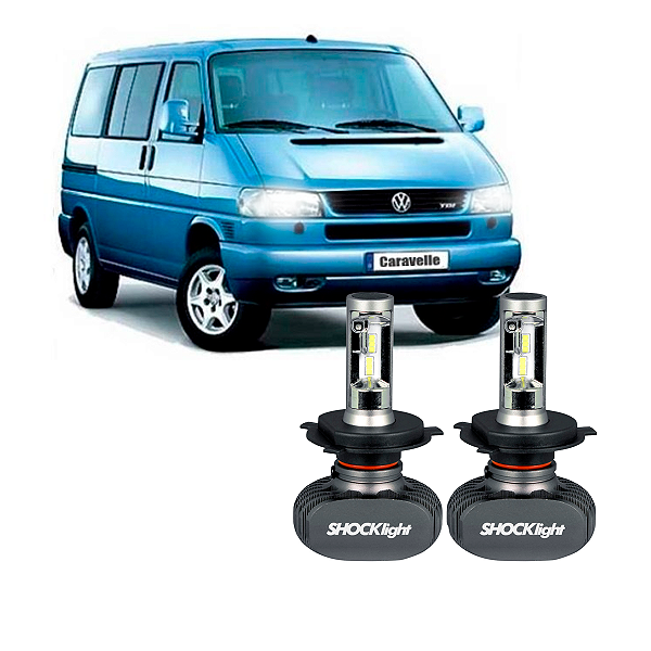 Par Lâmpada Ultraled Super Branca 6000K 25W Cada Titanium Efeito Xenon Caravelle 2.0 Turbo 2.4 1991 a 2000 Shocklight