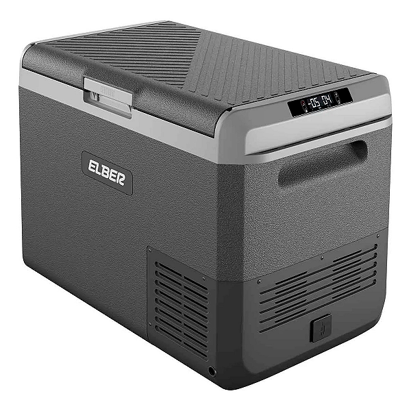Geladeira Portátil Day2Day 50L 12V 24V Compressor Freezer Bluetooth Para Caminhão Motorhome Camping Barco Trailer Elber