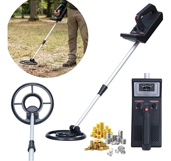 Detector De Metal Manual Profissional Com Bobina Impermeável E Ajuste De Sensibilidade Importway
