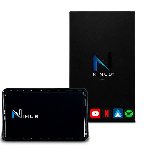 Streaming Box Basic Nimus Espelhamento de Celular Sem Fio Android Auto Bluetooth Wi-fi USB Plug And Play