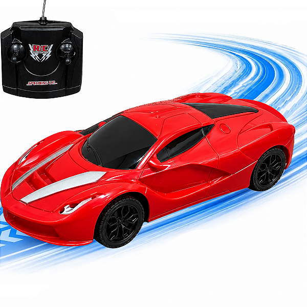 Carrinho de Controle Remoto para Crianças Esportivo Estilo Ferrari Porsche Brinquedo Infantil