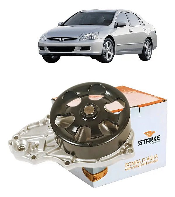 Bomba D'Água Accord 2.4 16v K24a K24a3 2003 Em Diante New Civic Si 2.0 16v K20z4 2006 Em Diante Starke Swp202