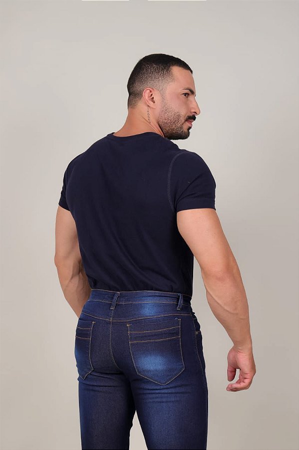 CALÇA MASCULINA TRADICIONAL - AMACIADO COM USED
