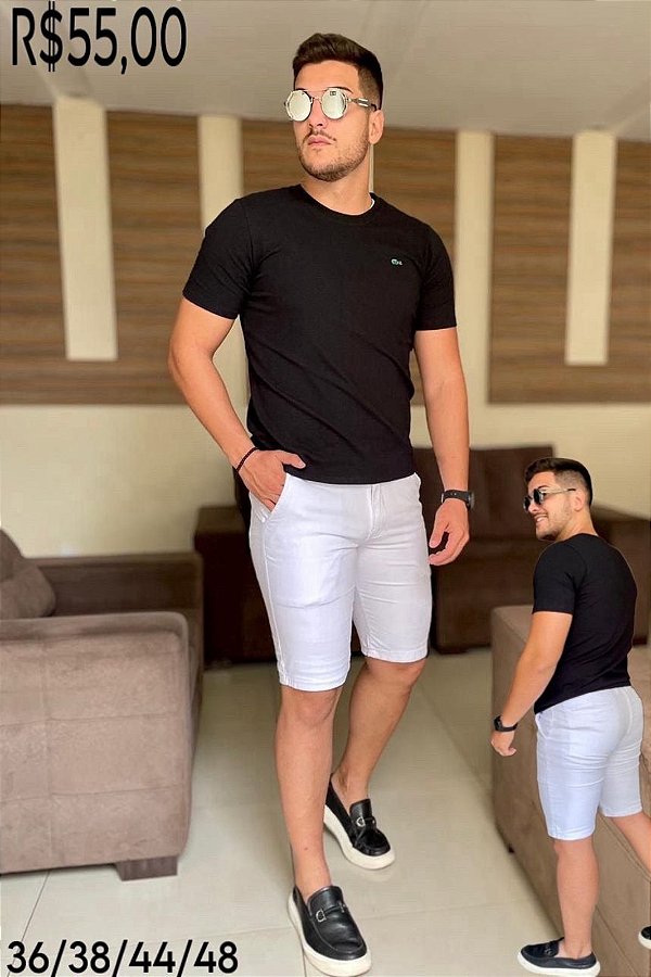 BERMUDA MASCULINA - BRANCA