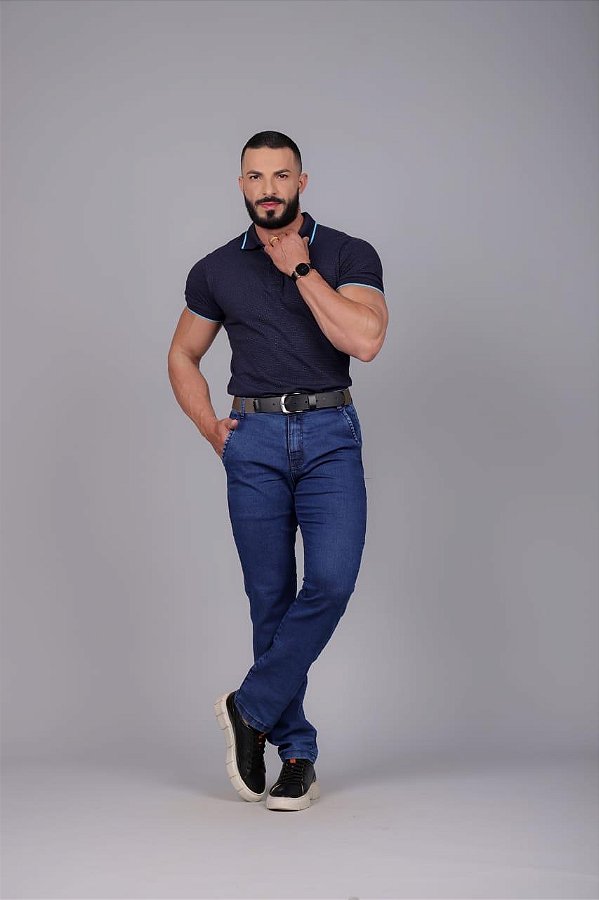 CALÇA MASCULINA JEANS - SKAYBLUE