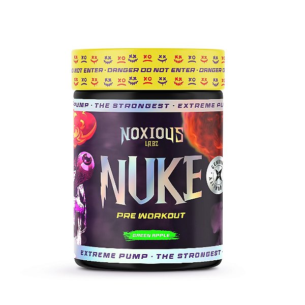 Pré Treino Nuke 300g Pre Workout - Maçã Verde