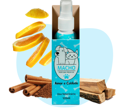 Perfume Cheirinho PET Amor e Cuidado MACHO 120ml - Cães e Gatos