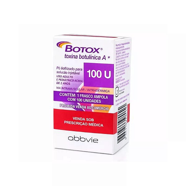 Toxina Botulínica Tipo A 100U BOTOX® - ABBVIE
