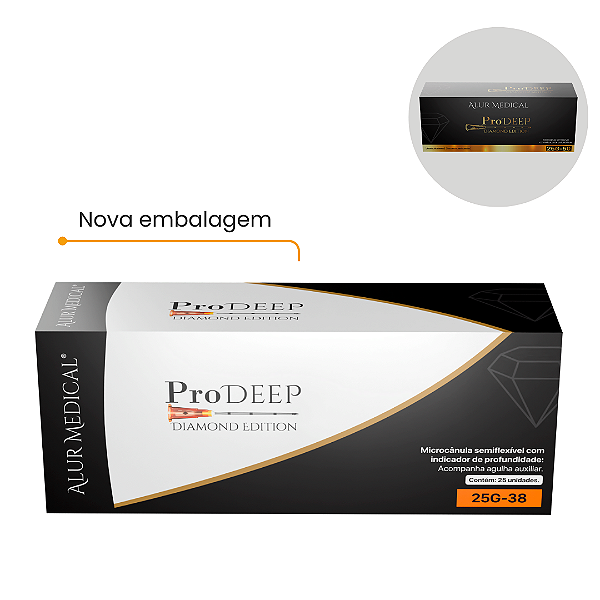MICRO CÂNULA PRODEEP 25G-50mm - ALUR MEDICAL®