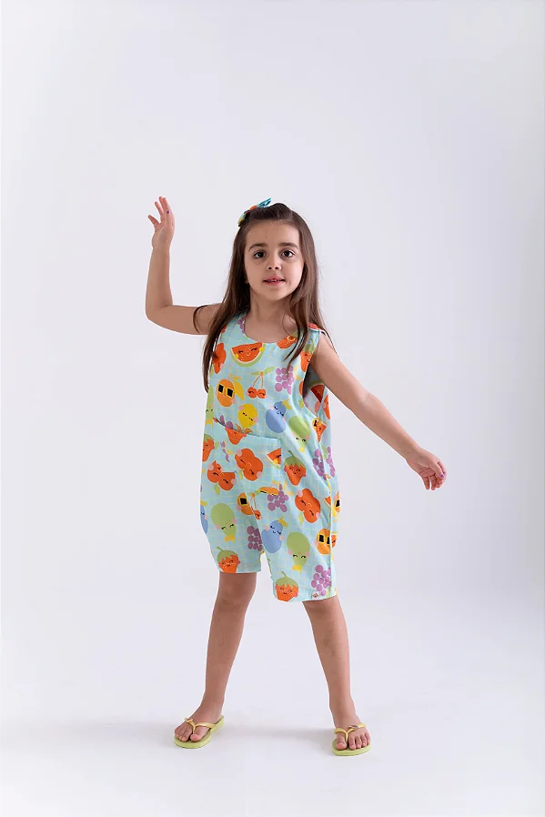 Macaquinho Tutu Frutas