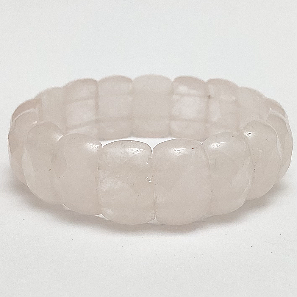 PULSEIRA ESPECIAL QUARTZO ROSA FACETADA