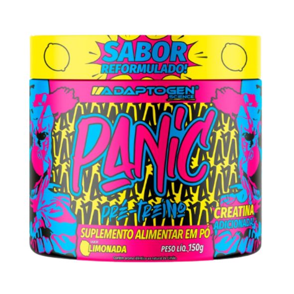 Panic Pre Workout 150g Adaptogen - Limonada