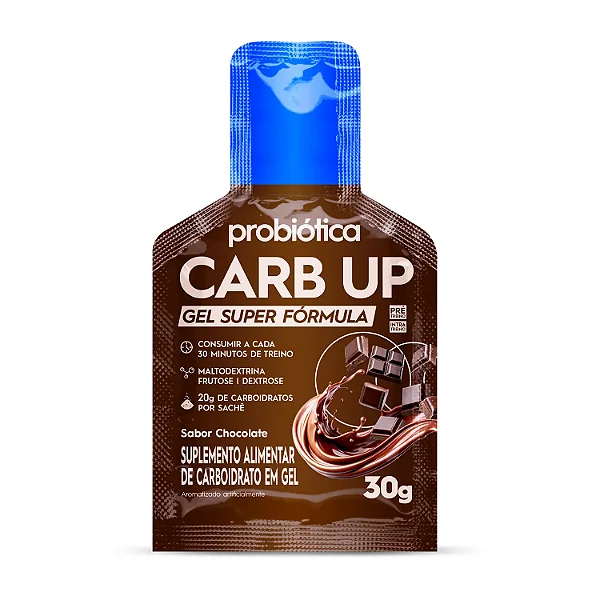 Foto de Carb Up Gel Super Formula Probiótica - Chocolate