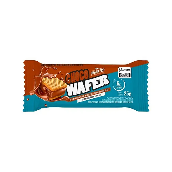 Foto de Shark Wafer Proteico 50g Chocolate Shark Pro