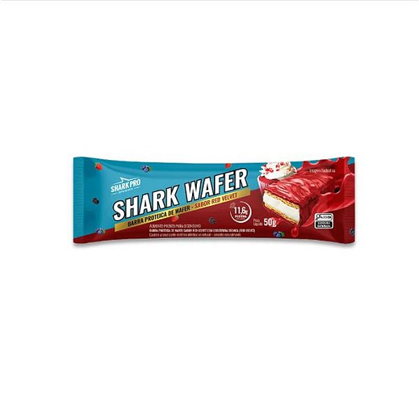 Shark Wafer Proteico 50g Red Vevelt Shark Pro