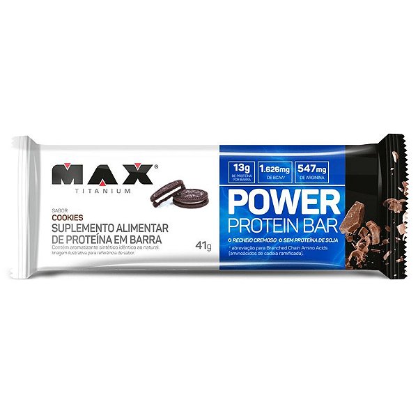 Power Protein Bar 41g Cookies Max Titanium