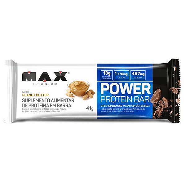 Power Protein Bar 41g Peanut Butter Max Titanium