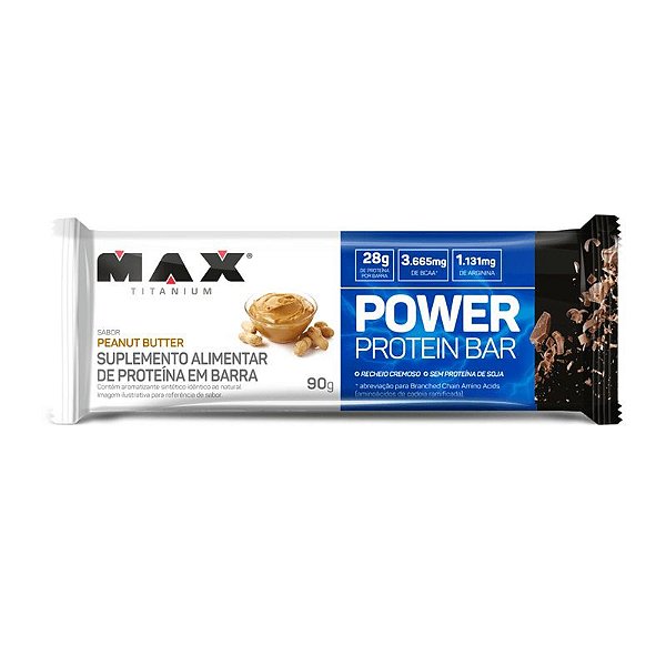 Power Protein Bar 90g Peanut Butter Max Titanium