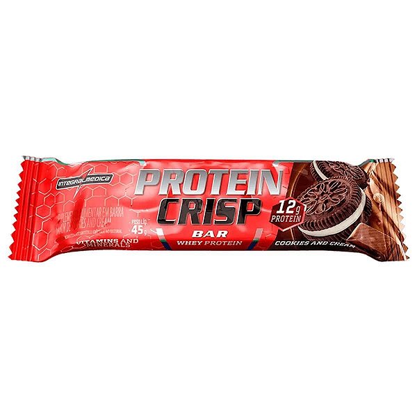 Crisp Bar Cookies And Cream 45 Gr Integralmédica
