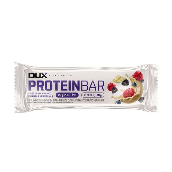 Protein Bar Chocolate Branco E Frutas Vermelhas 60G Dux Nutrition