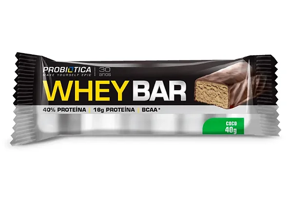 Whey Bar 40g Chocolate Probiotica