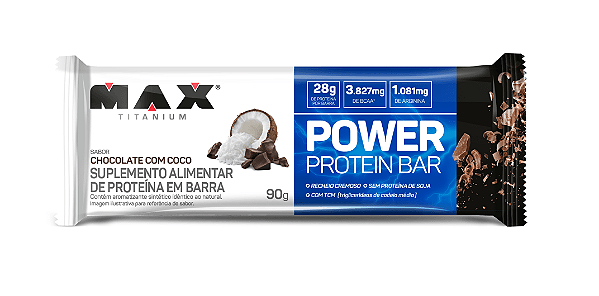Power Protein 90g Chocolate Com Coco Max Titanium