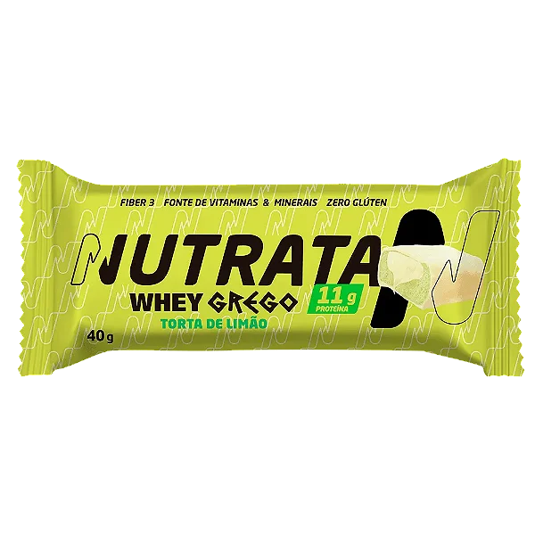 Foto de Whey Grego Bar 40g Nutrata - Torta de Limão