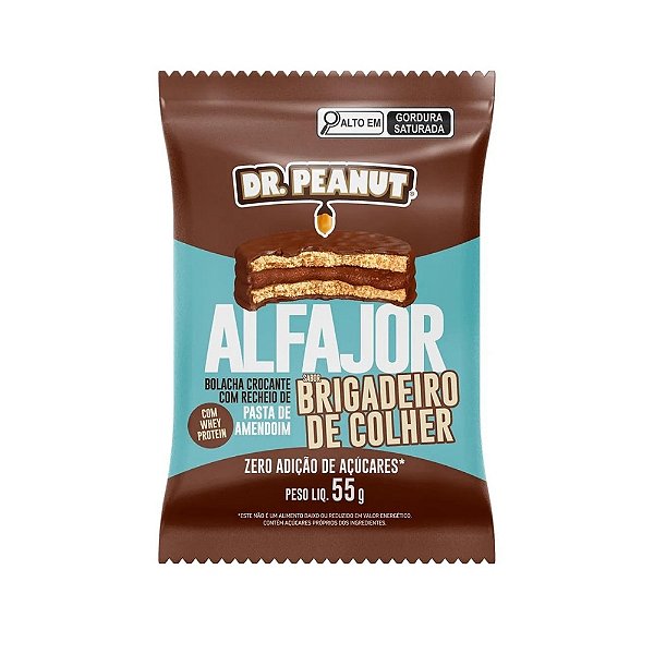 Alfajor 55g Brigadeiro De Colher Dr Peanut