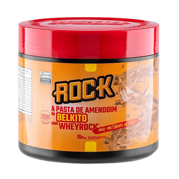 Pasta De Amendoim Belkito 600G Rock