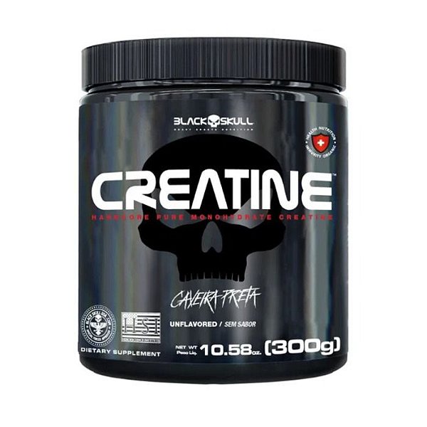 Foto de Creatina Monohidratada Pote Black Skull - 300G