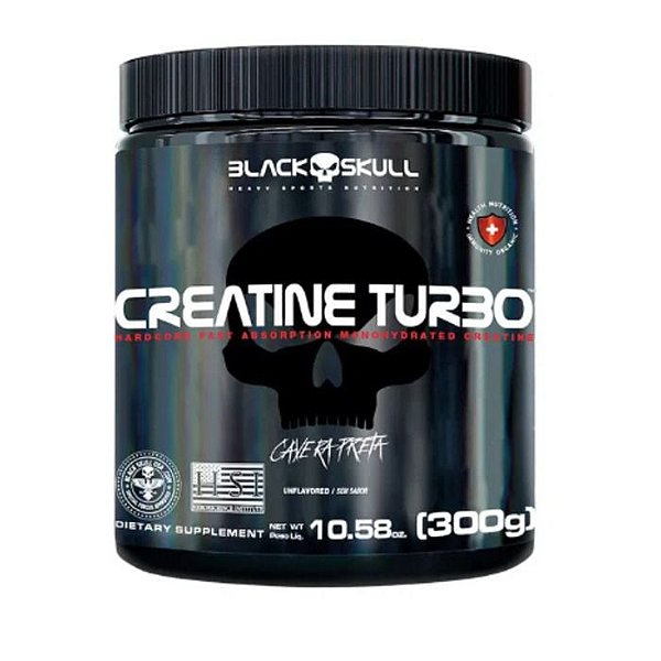 Creatina Turbo Pote Black Skull