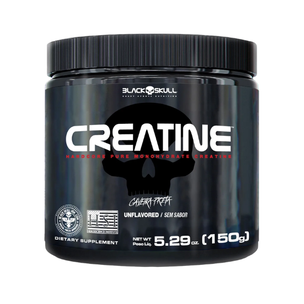Foto de Creatina Monohidratada Pote Black Skull - 150G