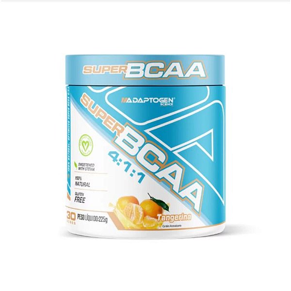 Foto de Super BCAA 225g  Adaptogen Science - Tangerina