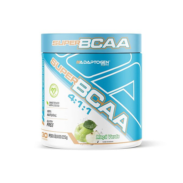 Super BCAA 225g Adaptogen Science - Maça Verde
