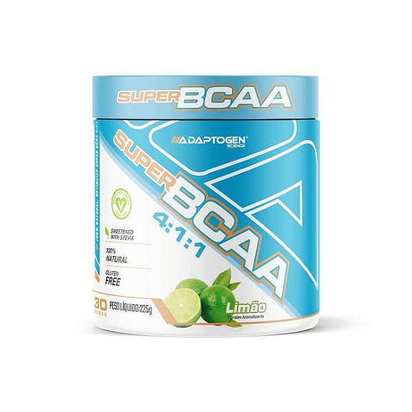 Super BCAA 225g Adaptogen Science - Limão