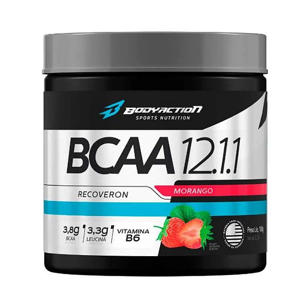 BCAA 12.1.1 Recoveron 100g BodyAction - Morango