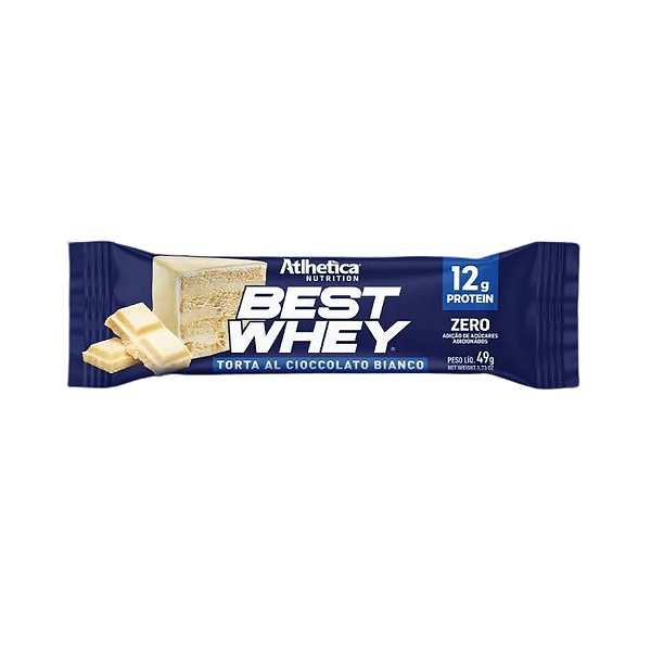 Best Whey Bar 49g Torta Al Cioccolato Bianco Atlhetica Nutrition