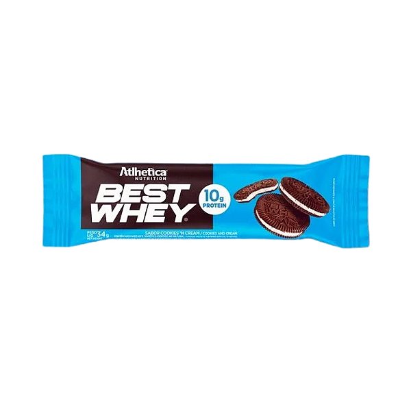 Best Whey Bar 49g Cookies e Cream Atlhetica Nutrition