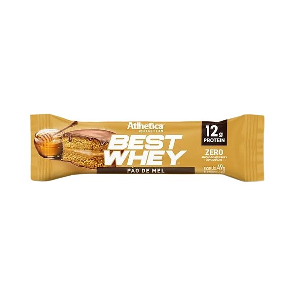 Best Whey Bar 49g Pão De Mel Atlhetica Nutrition