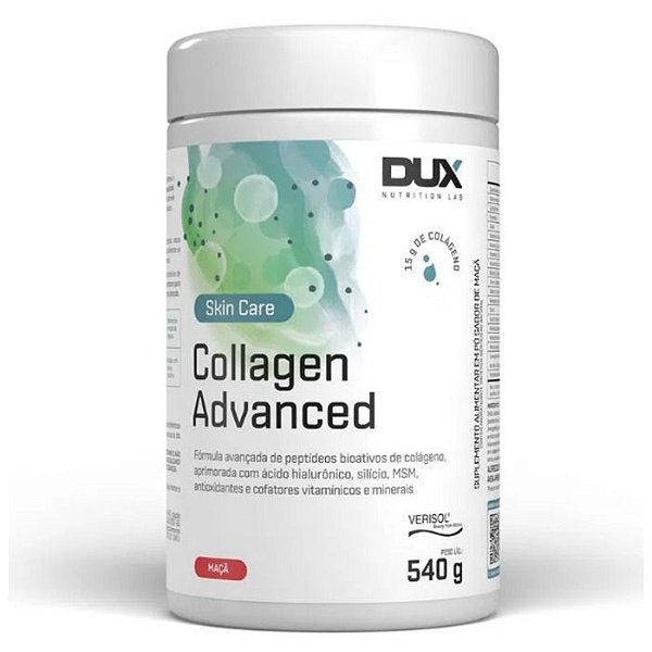 Foto de Collagen Advanced Pote 540g Dux Nutrition - Maça