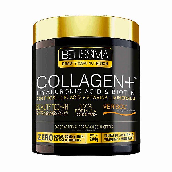 Collagen Plus 264g Belissima - Abacaxi Com Hortelã