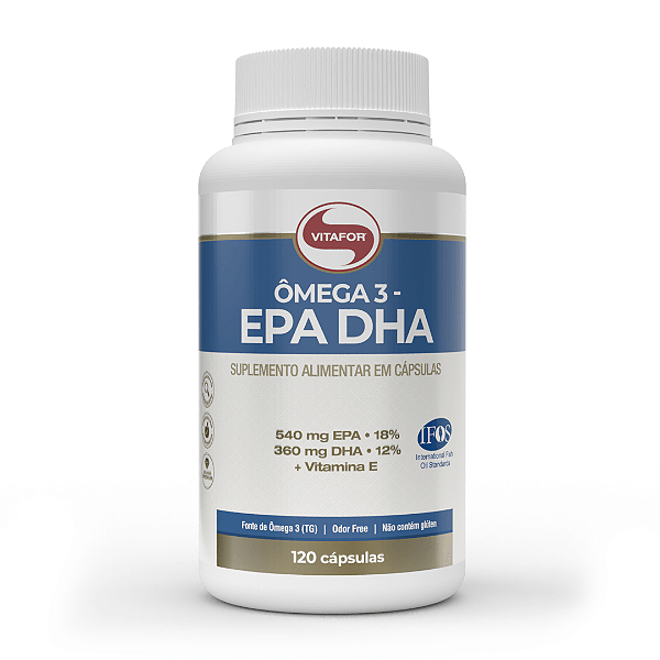 Omega 3 EPA DHA- Vitafor - 120 Caps