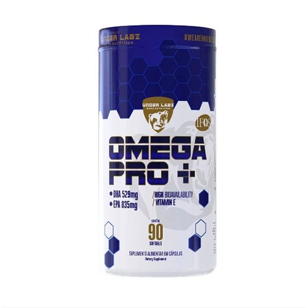 Omega Pro Softgels Under Labz - 90 capsulas