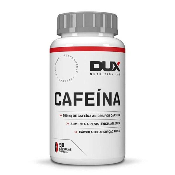 Foto de Cafeína 200mg 90 Caps Dux Nutrition