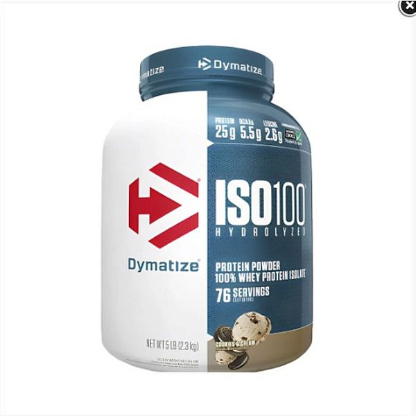 Iso 100 Hydrolyzed Pote 2,3kg Dymatize - Cookies Cream