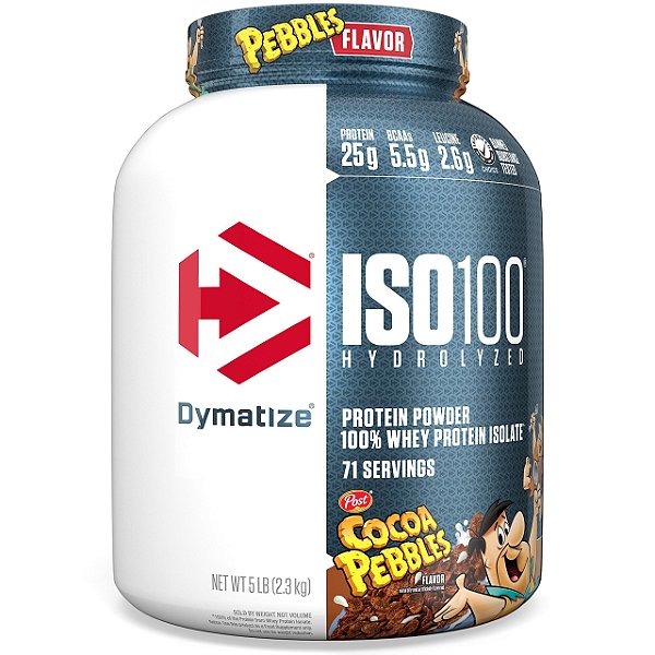 Foto de Iso 100 Hydrolyzed Pote 2,3kg Dymatize - Cocoa Pebbles