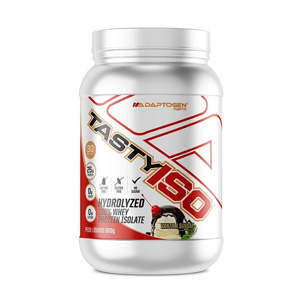 Tasty Iso Pote 900g Adaptogen - Vanilla Sundae