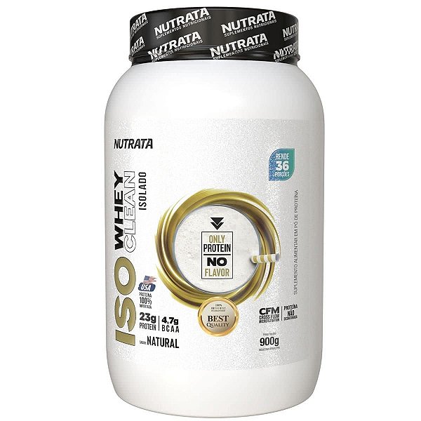 Iso Whey Clean Pote 900g Neutro Nutrata